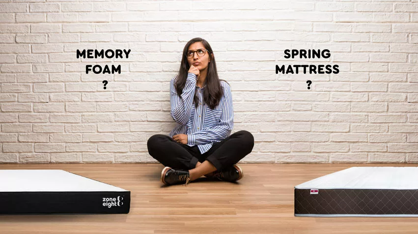 Memory Foam or Spring Mattress? Which is better for you?